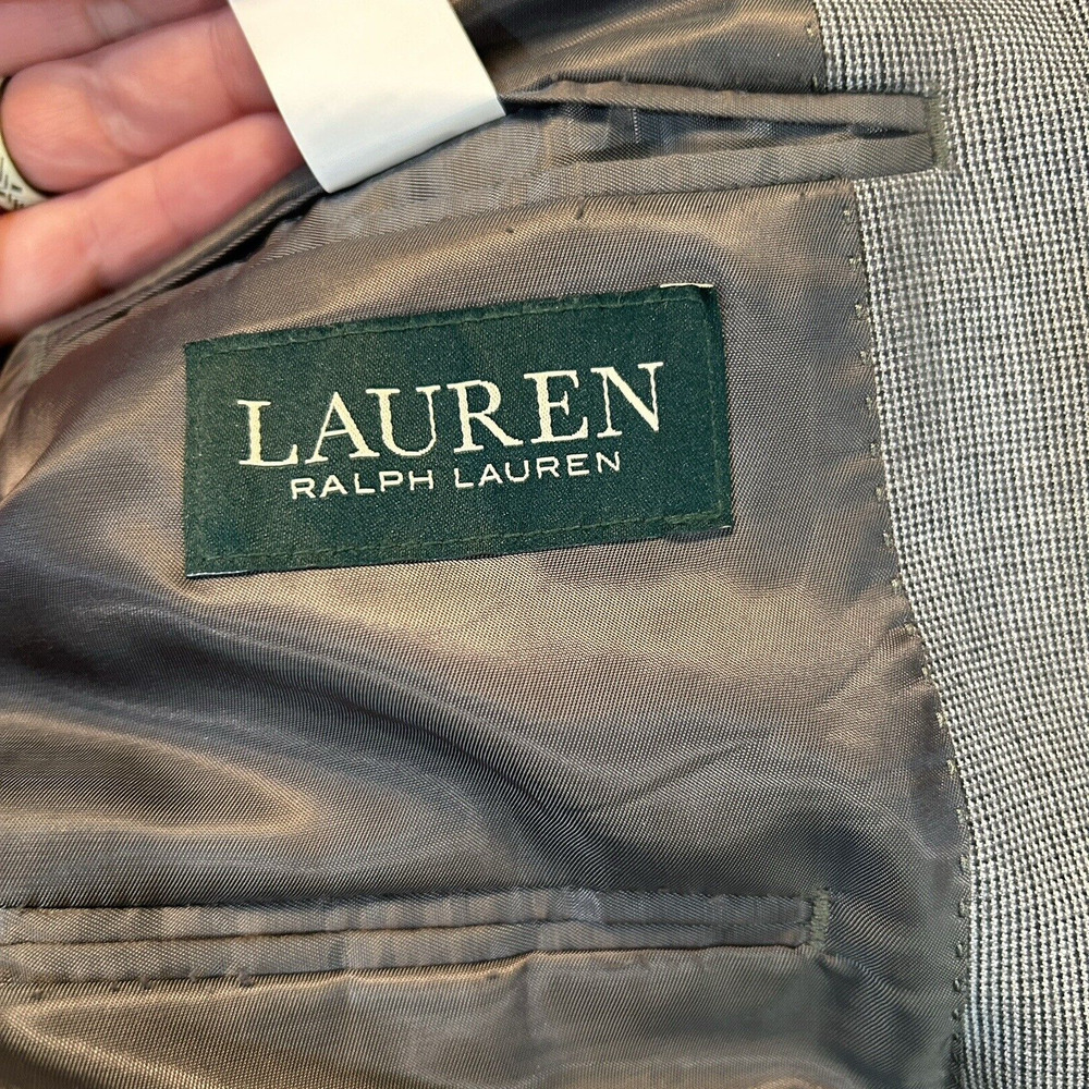 Lauren Ralph Lauren Men’s Blazer 44S Large Gray Office Career Professional Work - Picture 5 of 15